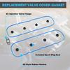 Valve Cover Gasket Set - Compatible With 4.8L 5.3L 6.0L 6.2L Chevy Silverado, Suburban, Tahoe, Trailblazer, GMC Sierra, Yukon, Envoy, Cadillac