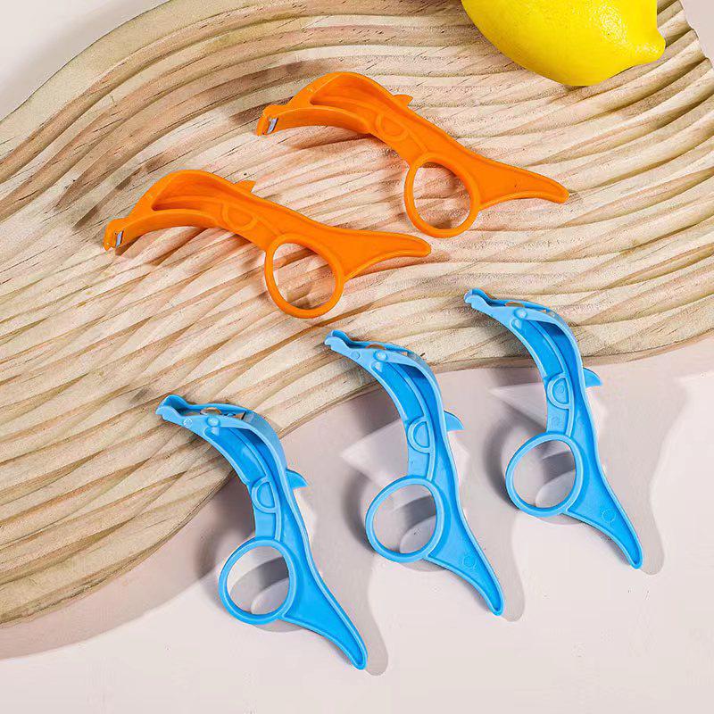 Compact Apple & Vegetable Peeler with Orange Opener - Multifunctional Kitchen Tool