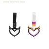 Цветной автомобильный буксировочный ремень Tsurikawa Ring Heart JDM Train Bus Handle Strap Styling Drift Charm Strap Auto Accessories
