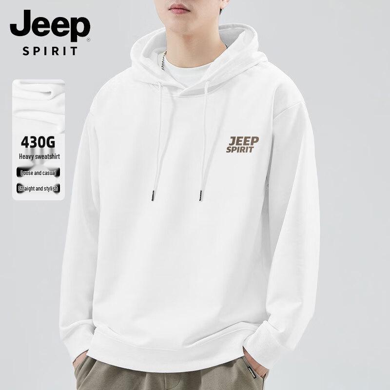 JEEP SPIRIT Men's Autumn Casual Hooded Sweatshirt