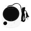Electric Heating Cup Warmer Constant Temperature Auto Shut Off Milk Coffee Mug Heater White