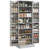 Modern Kitchen Cabinet Buffet 60 X 35 X 166 Cm Gray