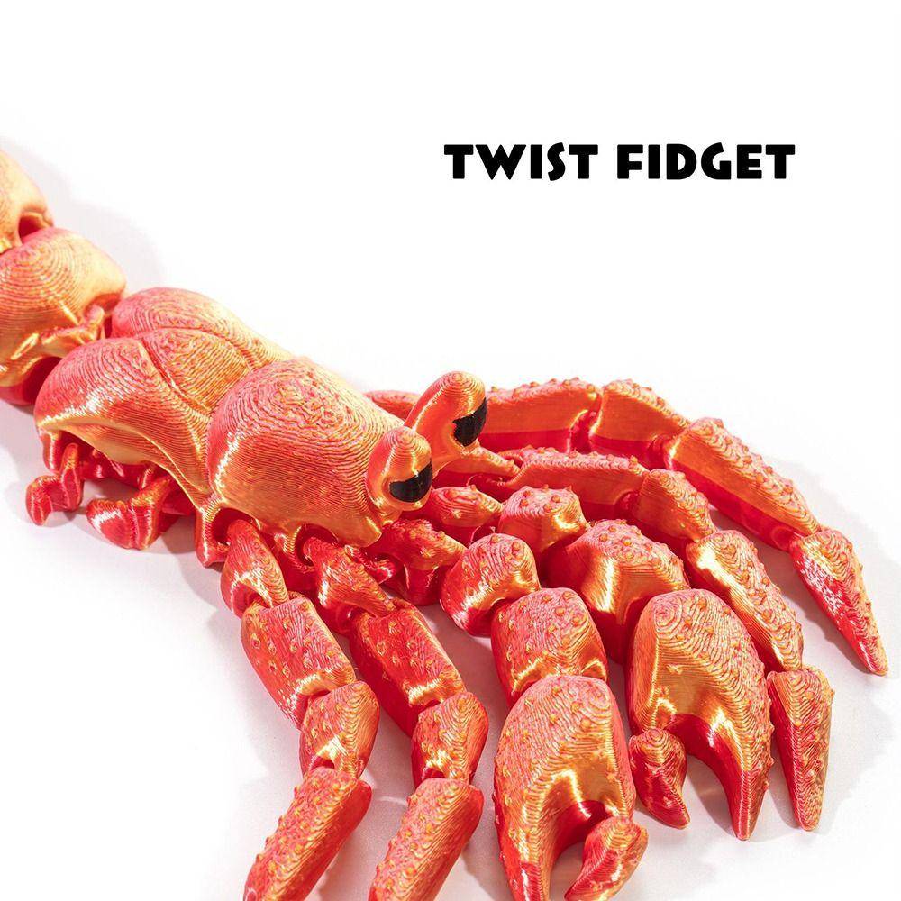 Articulated Crab Finger Toys Stress Relieving Desk Toy New Hermit Crab Toys Home Office Decor
