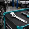 High Hardness Pipe Wrench Adjustable Wrench, Wide Jaw Opening 8/10 Inch Construction Site Maintenance Equipment for Precision Plumbing Automotive