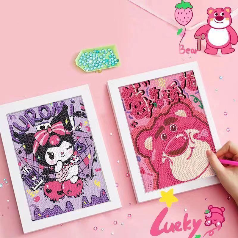 1 Набор Алмазная Живопись Домашний Декор Sanrio Алмазная Картина Hello Kitty Мультяшная Полная Алмазная Мозаика 5D DIY Наборы для Вышивания Крестиком