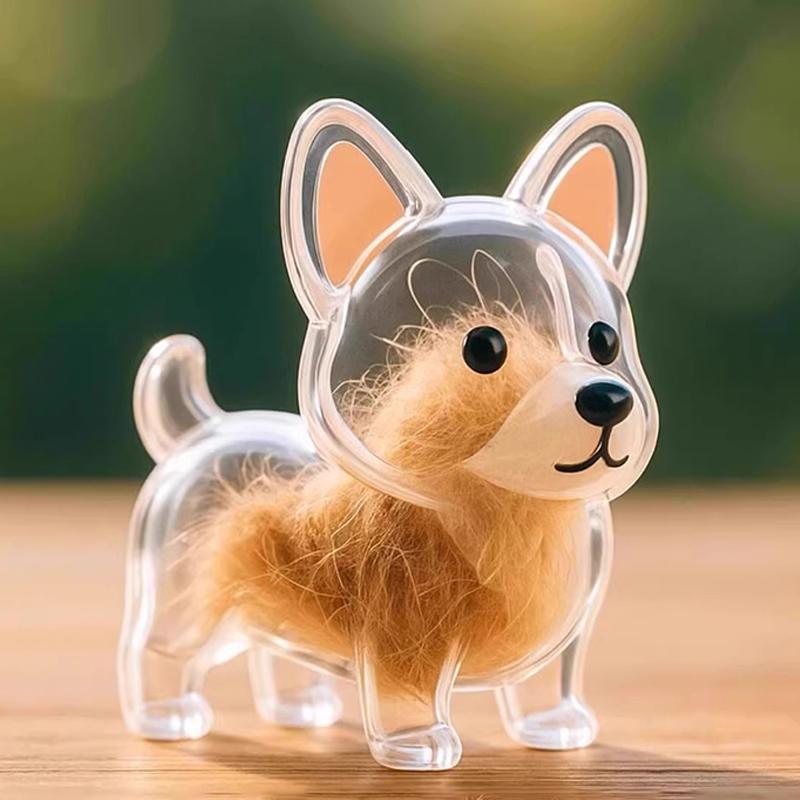 Прозрачная капсула-мемориал для щенячьей шерсти, контейнер для шерсти собаки питомца, подвеска-брелок для DIY декора, подарки для любителей домашних животных для домашнего показа