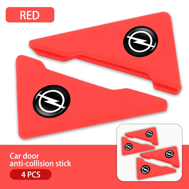 AAAYS1 2Pcs Car Door Corner Anti-Collision Strip Silicone Guard For Opel Vectra Zafira Meriva Mokka Grandland Vivaro Antara