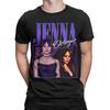 Хлопковая футболка Jenna Ortega для мужчин, летняя, с изображением актрисы, в стиле Y2K, с принтом, с круглым вырезом, хип-хоп, оверсайз