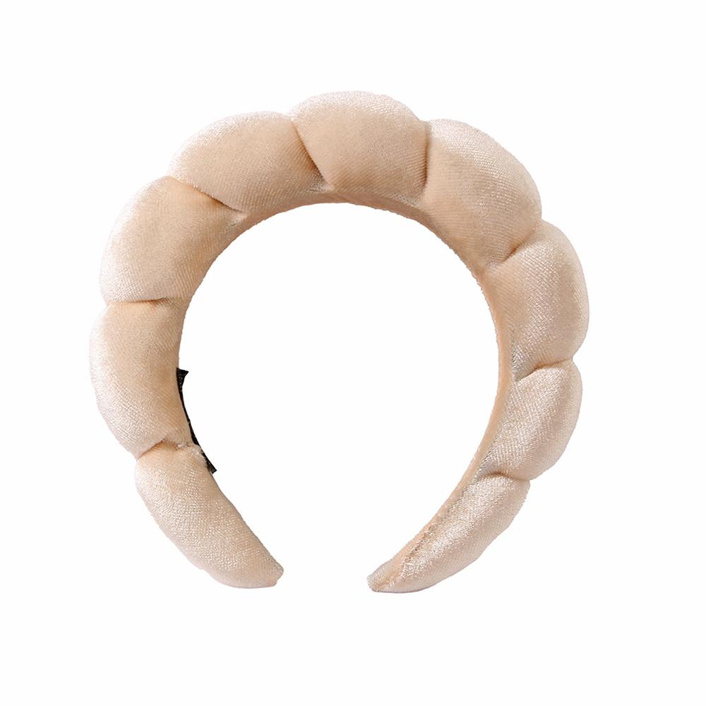 Губчатые повязки на голову для женщин и девочек, пышная повязка для волос, махровая ткань с пузырьками для макияжа, Co Spa, ретро повязка для волос, женские аксессуары для волос, головные уборы