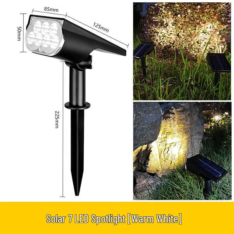 Lishi 7LED Warm Light Outdoor Landscape Spot Light