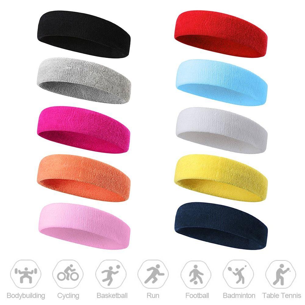 Резинка для волос для занятий йогой и фитнесом, эластичная повязка на голову, спортивная повязка на голову, эластичное хлопковое полотенце