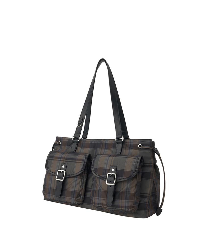 Debbyoung Nylon Pocket Bag [Brown]