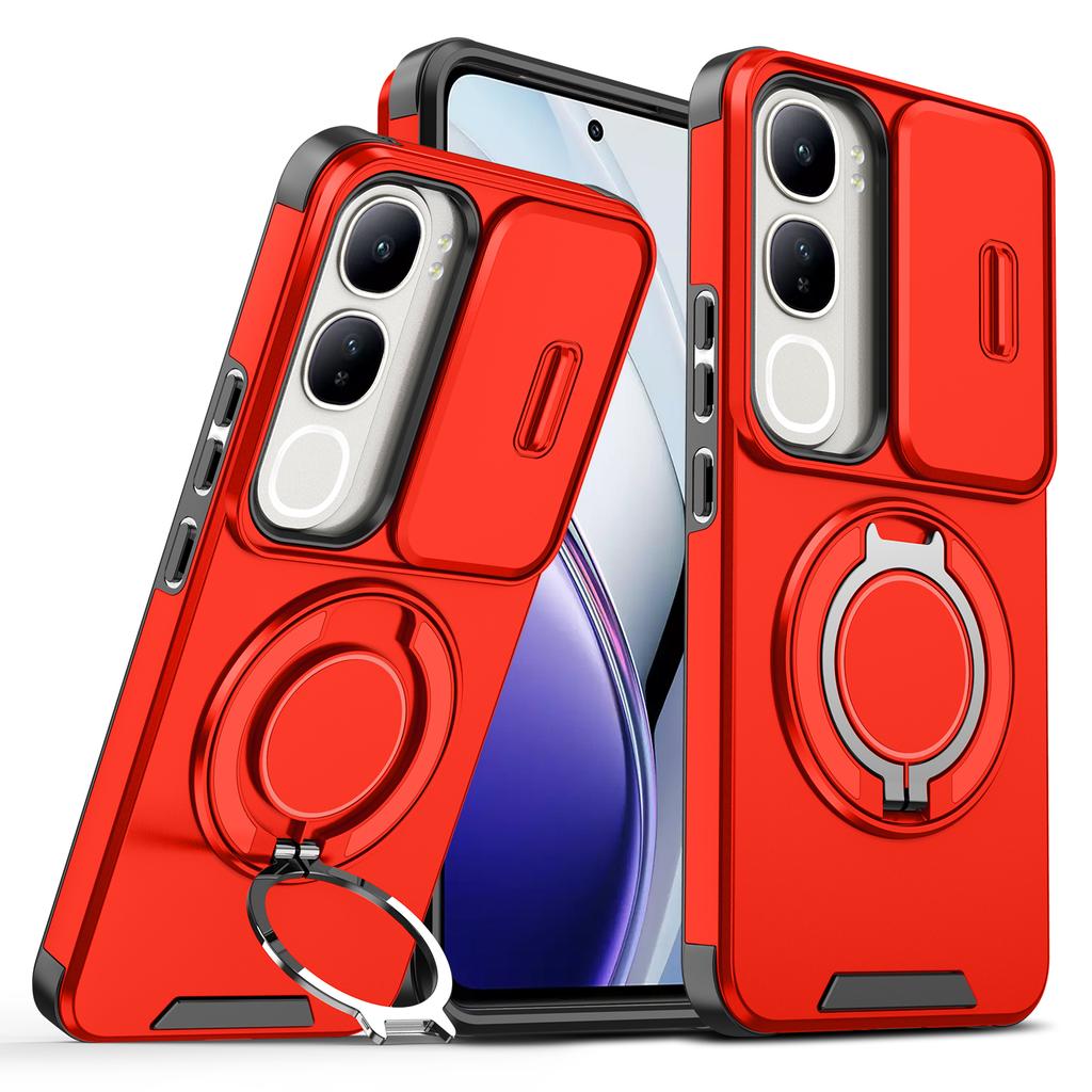Чехол для Vivo Y21d Чехол для телефона Vivo Y31 5G Чехол для Vivo Y21D Y31 5G с магнитным кольцом Бронированный чехол для защиты объектива камеры Обложка для беспроводной зарядки Magsafe