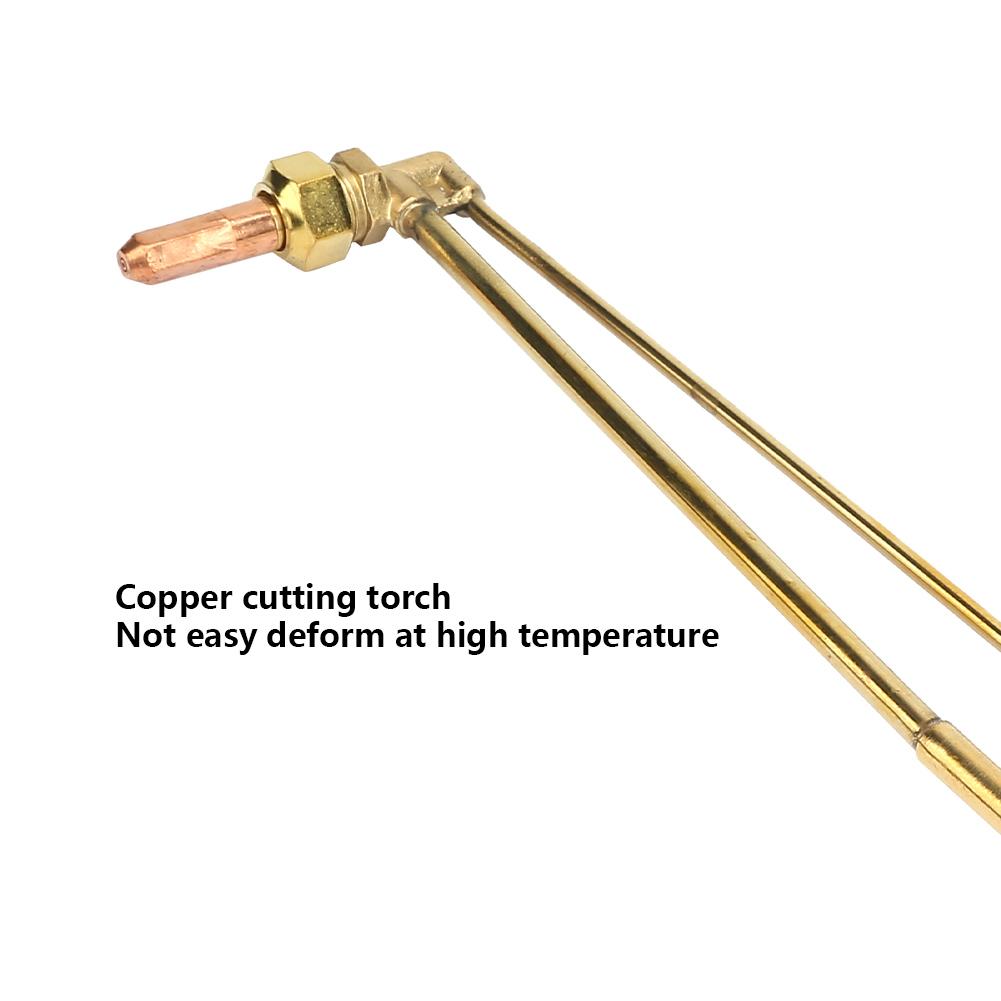 Handheld Copper Oxygen Acetylene Gas Injector Type Cutting Torch Metalworking Welding Tool(30)