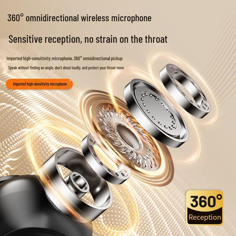 Newsmy U-238 Wireless Clip-on Dual Microphone Amplifier (CN version)