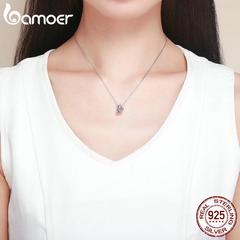 BAMOER Натуральное серебро 925 пробы Буква J Алфавитные бусины Подвески подходят для браслетов и браслетов DIY