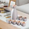 Ceramic Drinkware Set with Sake Pot and Six Cups