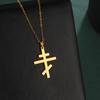 Ожерелье из нержавеющей стали, европейский и американский тренд личности, православная крестовая цепь, ожерелье из титановой стали