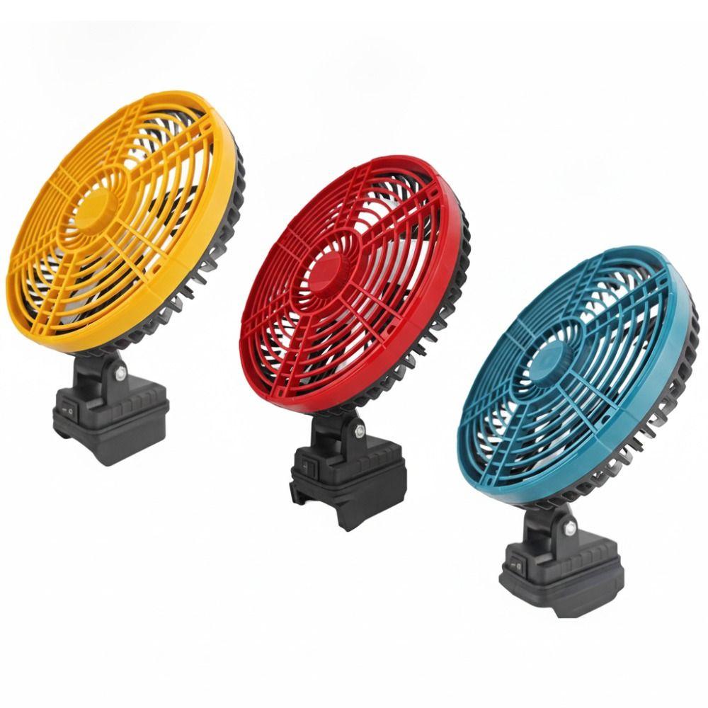 8 Inch Cordless Fan Foldable Jobsite Fan for Makita/Dewalt/Milwaukee Fishing Activity