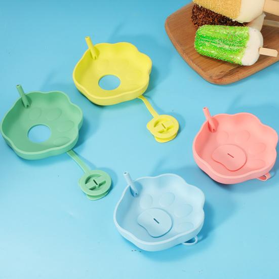 4-упаковка силиконовых держателей для мороженого, герметичные рожки, подставки для мороженого с отверстиями для соломинок, ловушка для липкого мороженого без содержания бисфенола А для растаявших лакомств