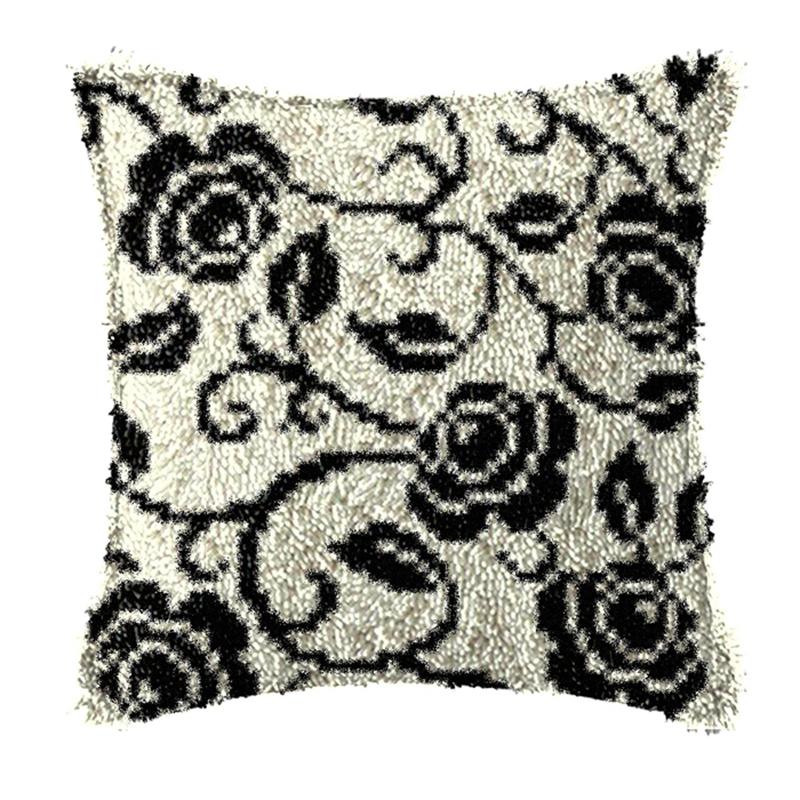 Вышивка Крючок для ковра DIY Ручная вязка Вышитая подушка Knooppakket Незаконченные наборы для ковра с крючком Смирна Пакет Ковер DIY