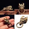 Traditional Chinese Dragon Brass Keychain Pendant For Personalized Accessories And Cultural Gifts