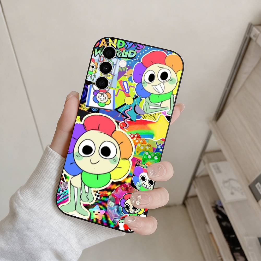 D-Dandy World Чехол для телефона для Samsung Galaxy A73,A72,A71,A70,A53,A52,A51,Другие Мягкий черный чехол