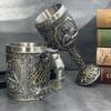 Medieval Armor Knight Wine Glass Vintage Goblet Decoration Whiskey Funny Cup Personality Gift Piece