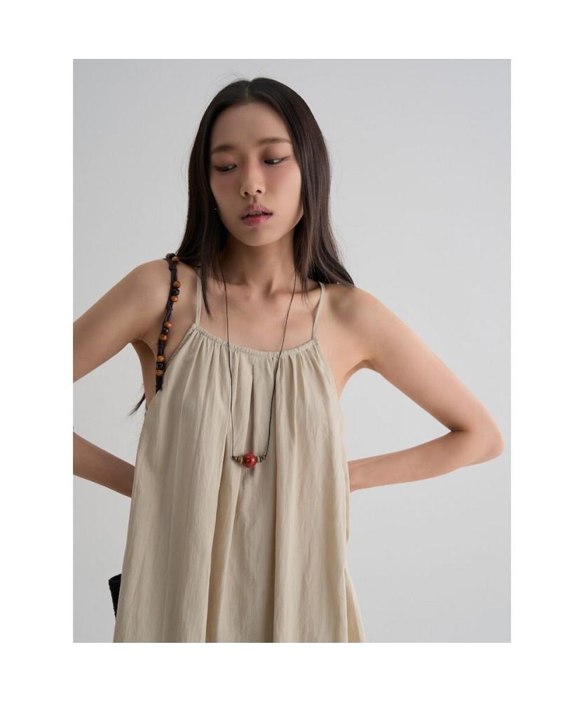8SECONDS Sleeveless Maxi Dress Beige