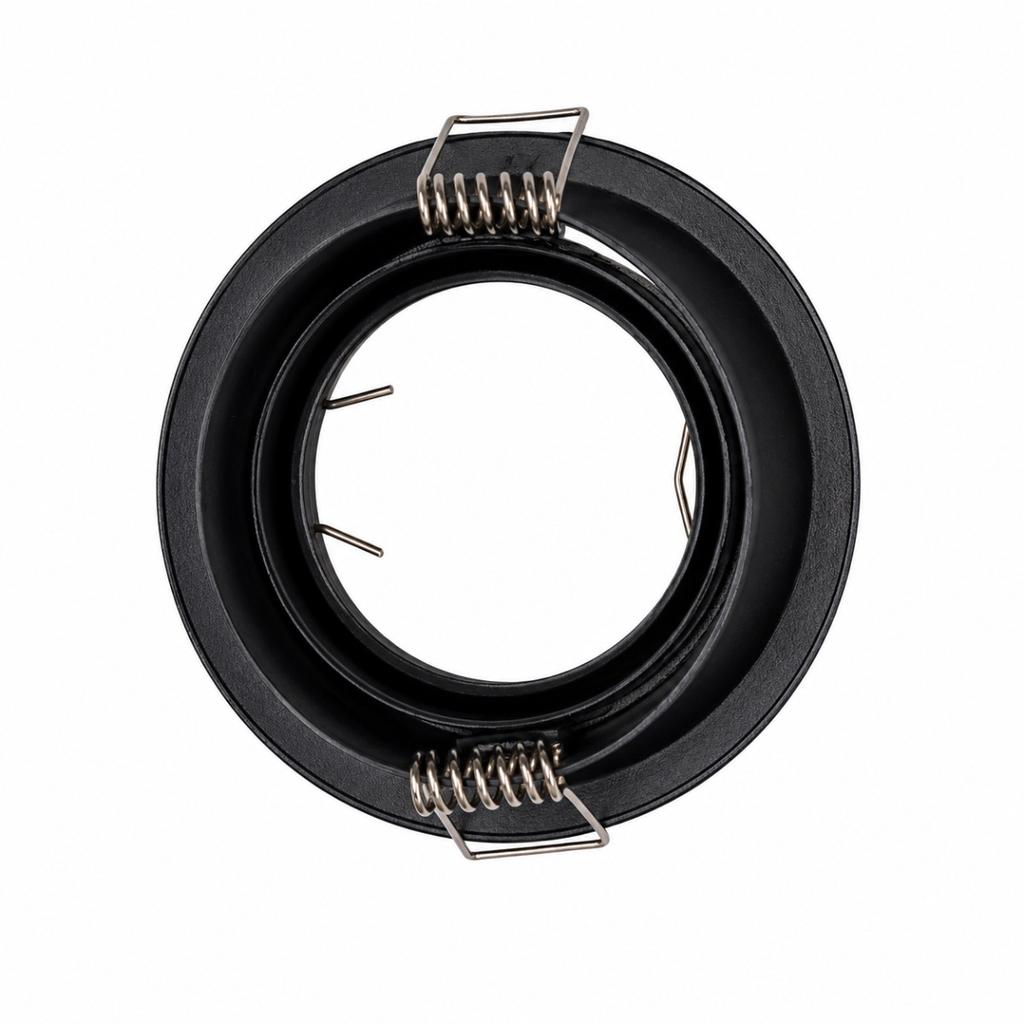 JOYINLED 1/10 шт. Круглые потолочные споты Черный GU10 MR16 Светодиодный встроенный светильник Рамка для встраиваемого потолочного светильника Держатель для лампы-спота GU10