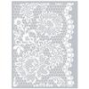 Polymer Clay Stencil Floral Lace 11.4 X 15.3 Cm