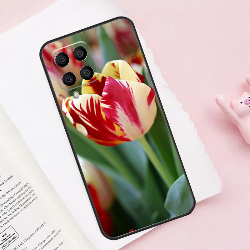 Весенние тюльпаны Чехол для телефона Samsung Galaxy M13 M53 M16 M36 M56 M06 M52 M32 M12 M54 M34 M14 M35 M55 M15 M11 M31