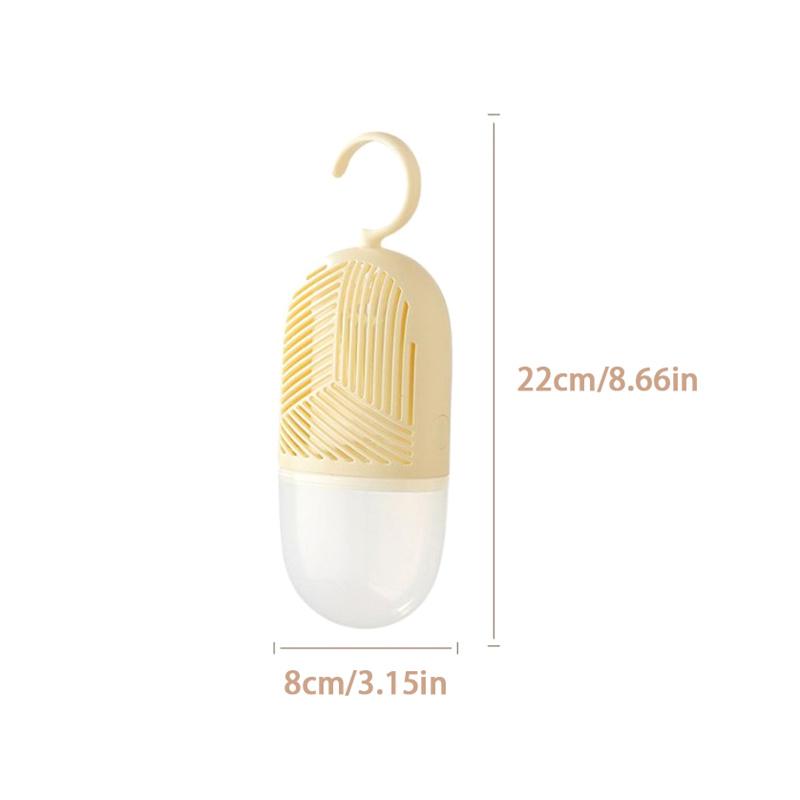 Коробка для осушения одежды, многоразовые подвесные осушители воздуха, антиплесень, с водосборником и крючком для шкафа-купе