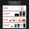 4G WiFi6 Wireless Router with Optional Battery, Foldable Antenna, 4 Network Ports, and Card Slot for Russia and Americas