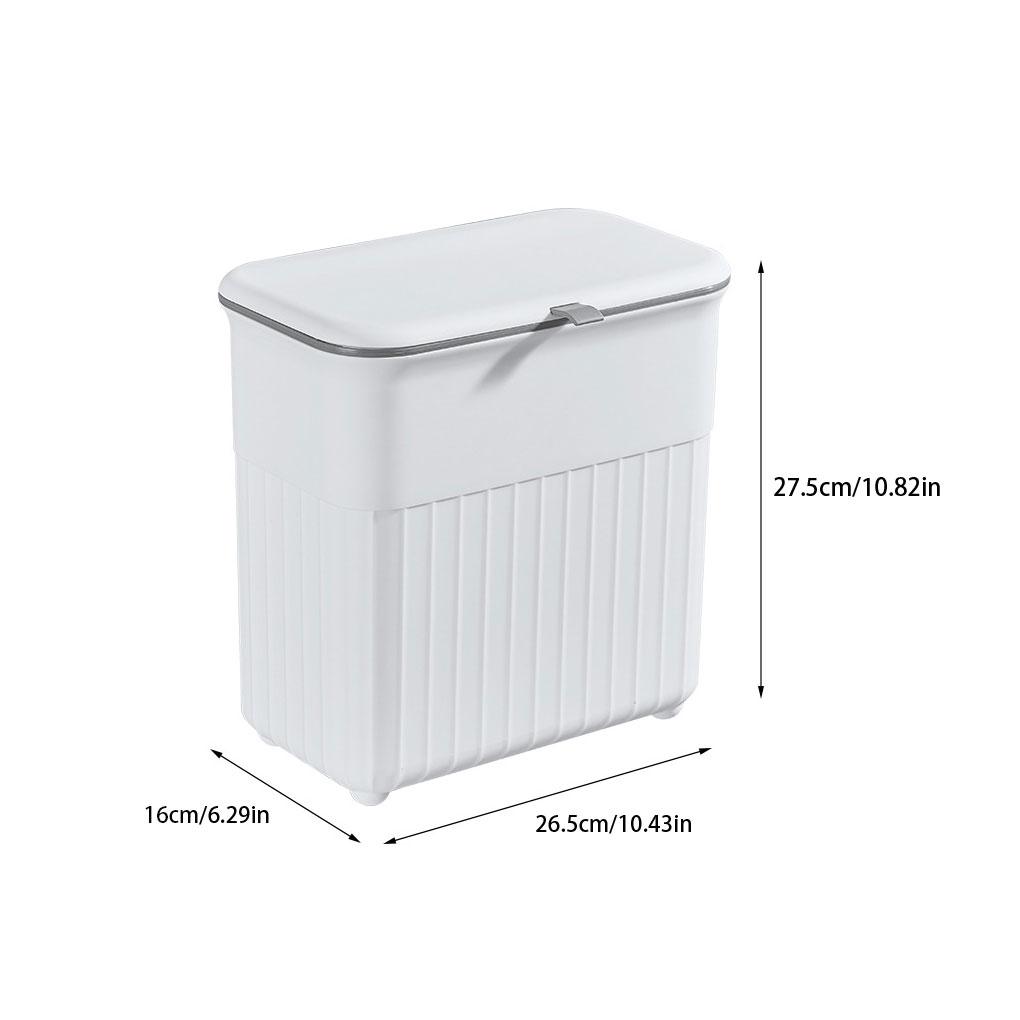 Пластиковый многофункциональный мусорный бак, широкое применение, легко открывающийся кухонный мусорный бак, подвесной мусорный бак