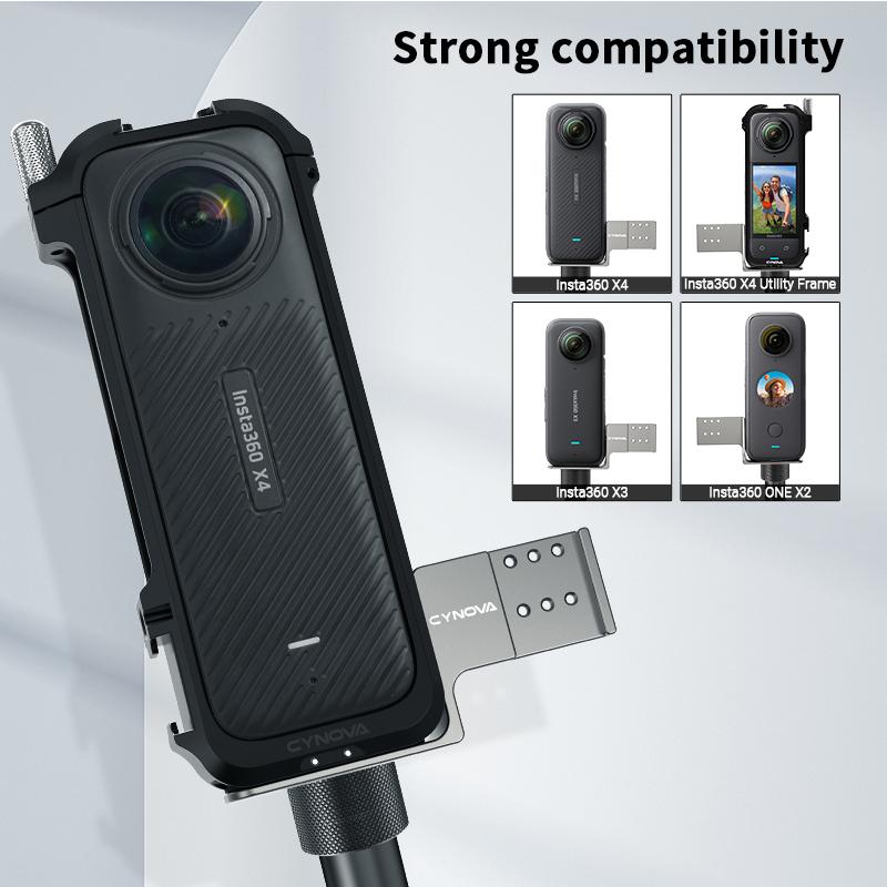 Невидимый холодный башмак для микрофона Insta360 X4 / X3 / ONE X2 Адаптер микрофона для RØDE Wireless GO Camera Аксессуары для Insta 360 X4 X3 X2