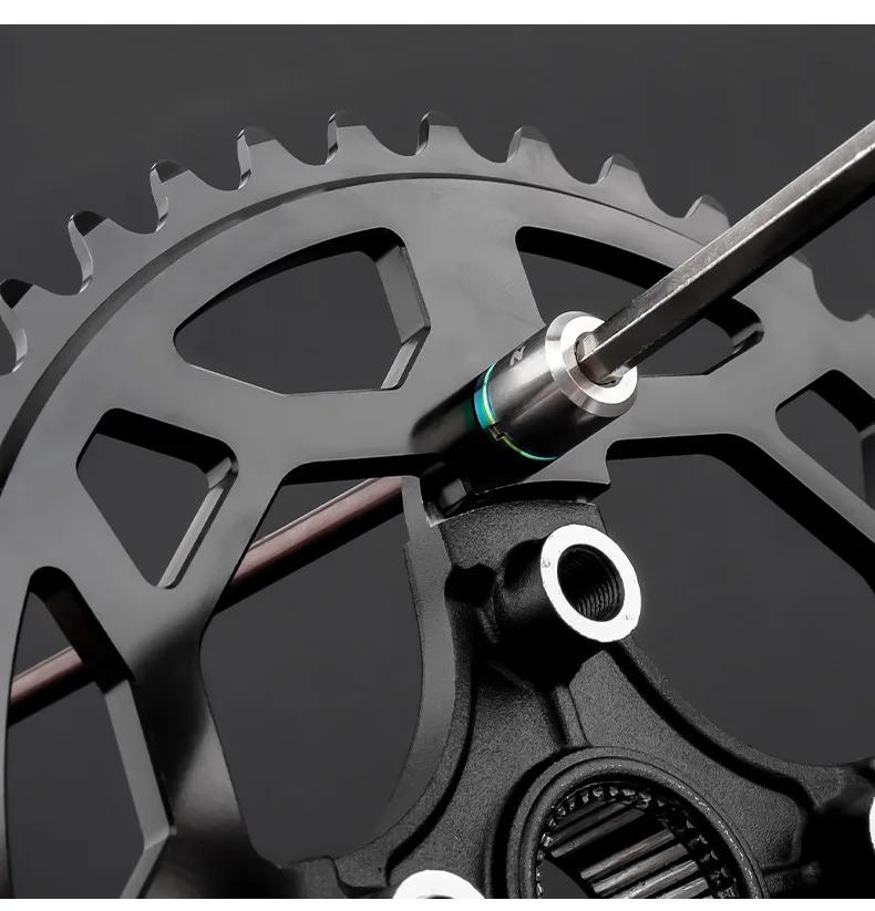 Bicycle Chainring Bolts Nut Wrench Chainring Screw Removal Install Tools MTB Road Folding Bike Chainwheel Tool
