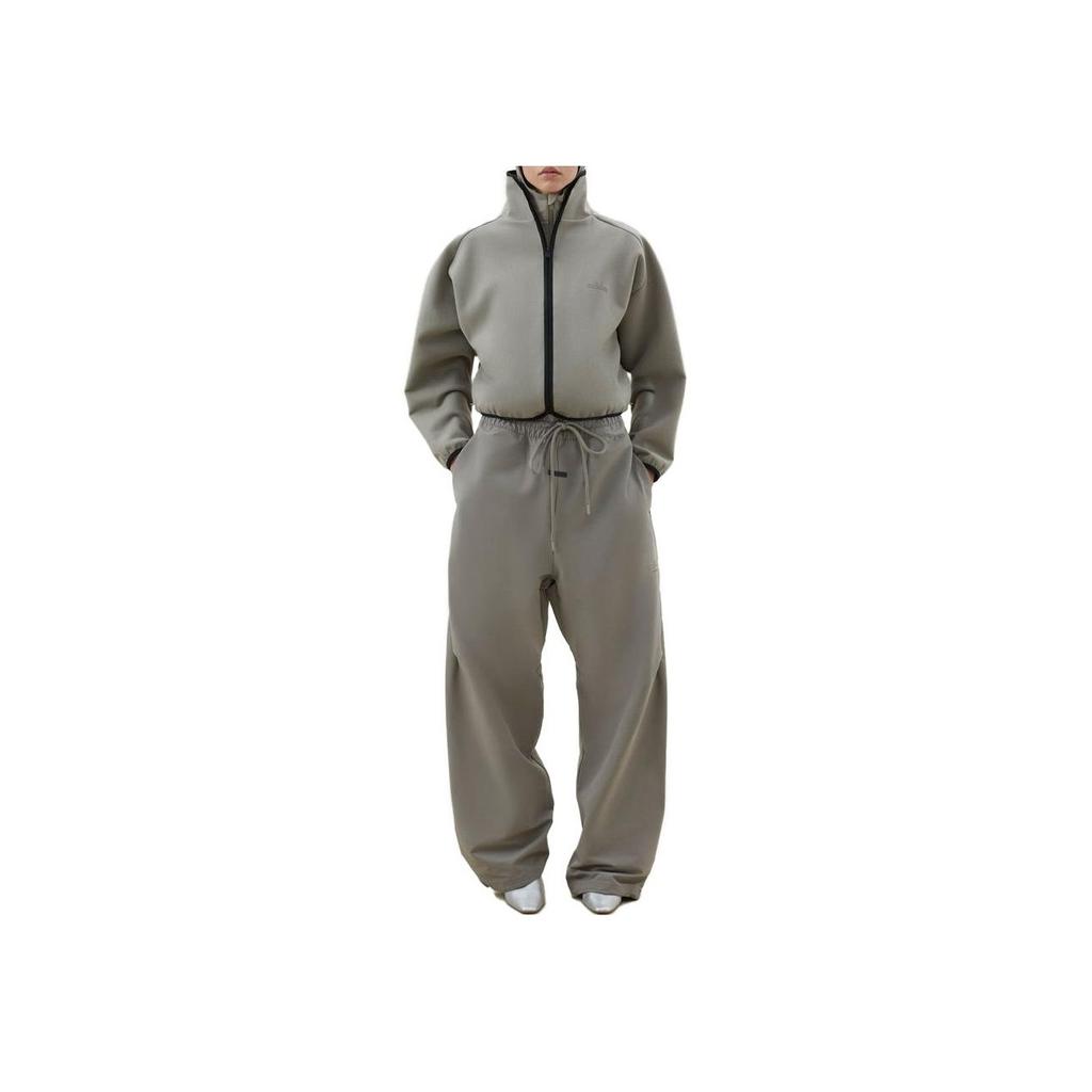 Fear of God Вязаные спортивные брюки унисекс со средней посадкой и завязками из X Adidas Essentials Clay IS8723