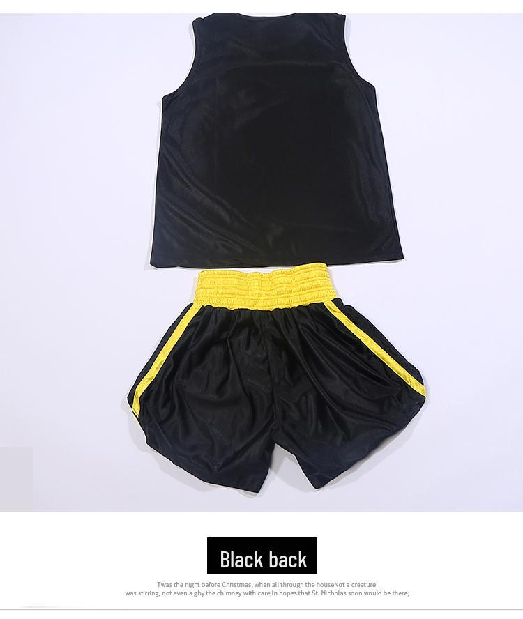 Комплект Санда Муай Тай: Комплект с вышивкой дракона с коротким рукавом и шортами для мужчин, женщин и детей - Костюм для выступлений по боевым искусствам