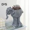 Слон цветочный горшок смоляной суккулентный горшок настольный стоячий слон цветочный горшок для гостиной офисный приставной столик декор стола