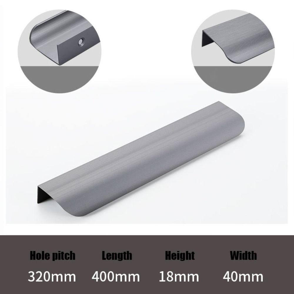 Дверная ручка с двойным отверстием, черная/золотая/серая, для шкафа с длинной ручкой, скрытая ручка для шкафа, для шкафа