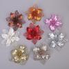 1PC New Christmas Flowers DIY Glitter Hollow Tree Artificial Flower Pendants Christmas Decoration