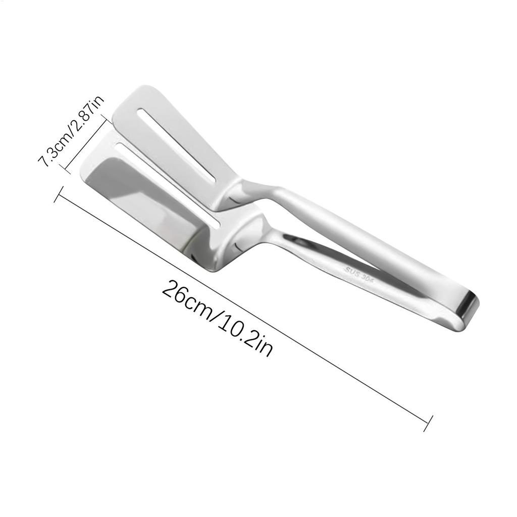 Зажимы для переворачивания стейков из нержавеющей стали для барбекю, многофункциональные щипцы для готовки, двухсторонняя лопатка, щипцы-лопатки, зажим для стейка