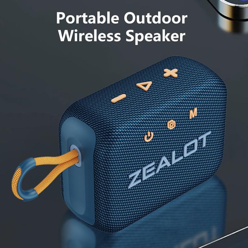 ZEALOT S75 10 Вт Беспроводные колонки Уличный портативный сабвуфер Водонепроницаемые IPX 6 Беспроводная колонка Двойное сопряжение, 3000 мАч.