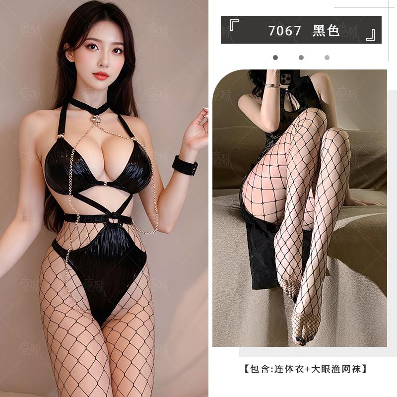 SM sexy lingerie sexy bundled chain queen leather seduction passion bondage uniform