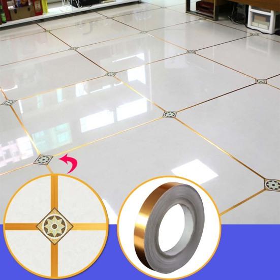 50 м декоративная лента, наклейка, зазоры в плитке, трещины, самоклеящаяся водонепроницаемая наклейка на пол