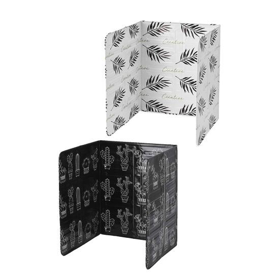 2Pcs 3-Sided Foldable Splatter Guard Aluminum Foil Grease Screen for Stovetop Frying Pan Protects Countertop from Oil Splashes Kitchen Cooking