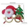 Christmas Glasses Frame Santa Claus Christmas Tree Elk Merry Christmas Glasses Props Christmas Decorations Party Decorations