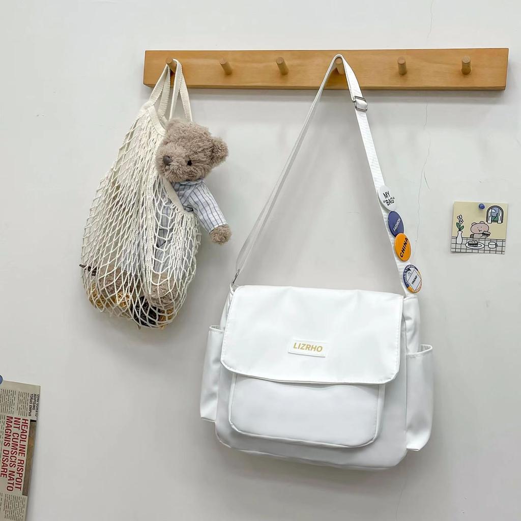 Студенческая сумка-мессенджер, классный повседневный рюкзак, наплечная сумка, женская сумка в стиле Харадзюку, ретро-сумка почтальона, мужская