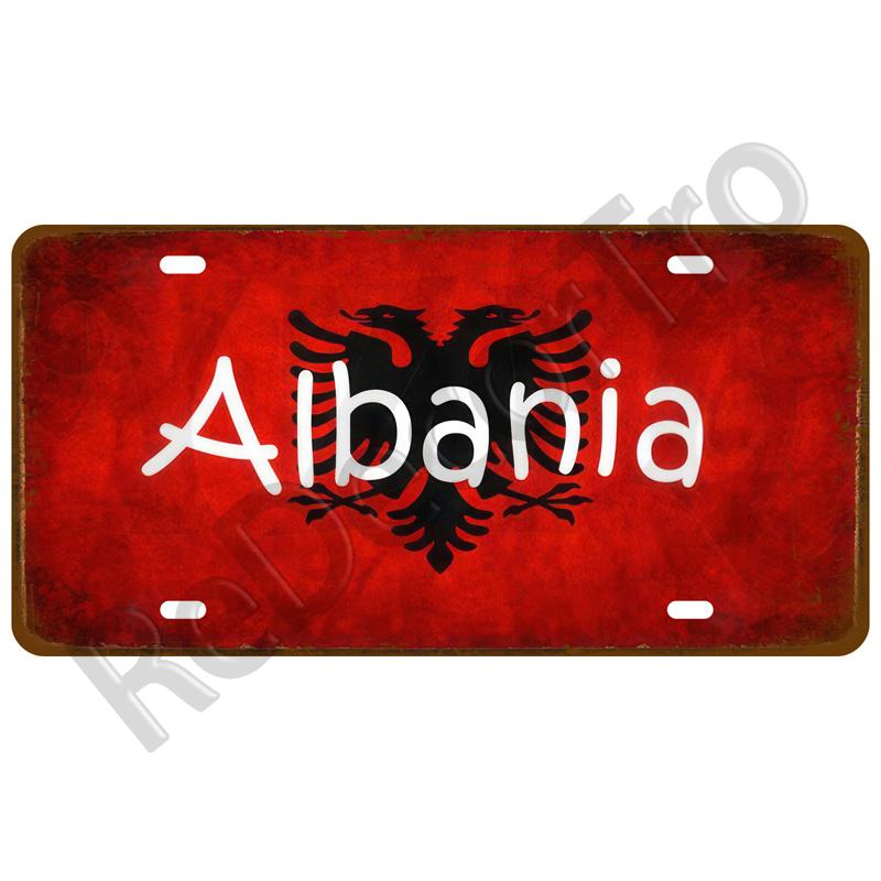 Retro Landmark Country Metal Sign Tinplates Plate Plaque Metal Vintage Tin Sign Home Decor For Man Cave Bar Pub Club Decoration